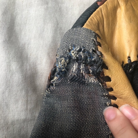 *SOLD* 1970’s Abacus Patchwork Leather Jacket - Picture 4 of 7